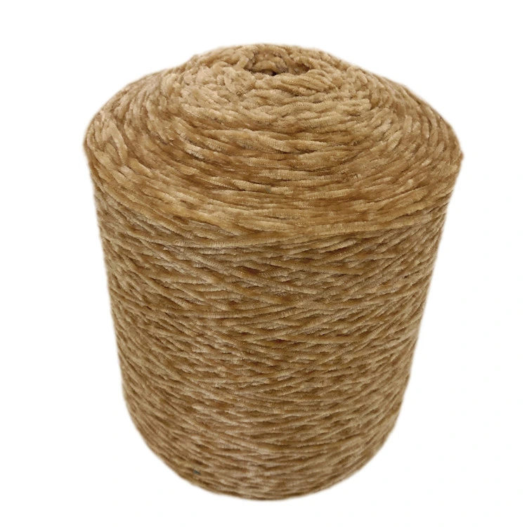 6nm Polyester Nylon Raw White Chenille Yarn