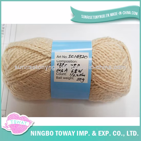 Atacado fio de tricô 2/26nm grosso fio 100% lã merino