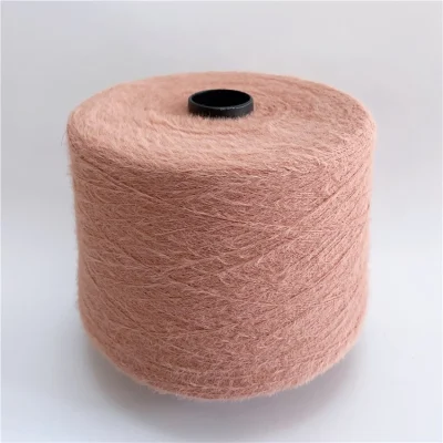 Fabricante Nylon Poliéster Feather Yarn Acrylic Yarn Viscose Core Spun Yarn